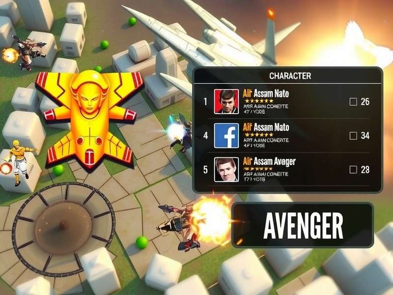 Air Assam Avenger character selection screen